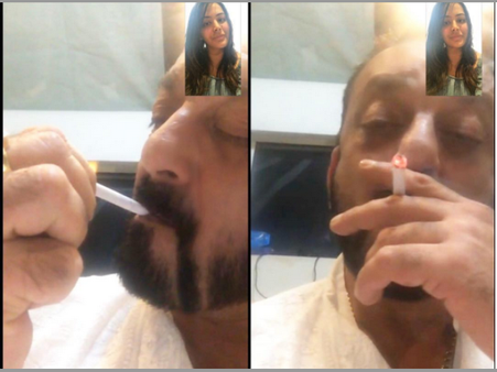 తండ్రి స్మోకింగ్ ఫొటోలు పోస్ట్ చేసింది: మానాన్న రియాక్షన్ ఇదీ అంటూ.., సంజయ్ దత్ కూతురు