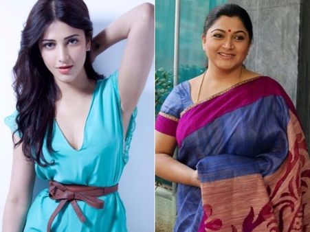 శృతిహాసన్, కుష్భూ సిగపట్లు.. అందాల భామల మధ్య సంఘమిత్ర చిచ్చు