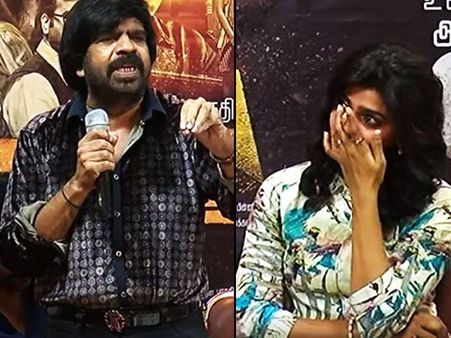 స్టేజ్ మీదనే నానా మాటలూ అన్నాడు: కళ్ళనీళ్ళు పెట్టుకున్న ధన్సిక