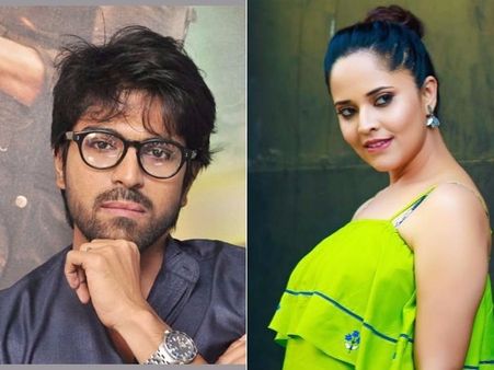 అనసూయ ప్రామిస్.... చెర్రీ, సుకుమార్‌లకు చేదు వంటకం!