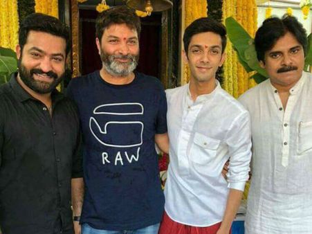 పవన్ కళ్యాణ్ ముఖ్య అతిథిగా.... ఎన్టీఆర్-త్రివిక్రమ్ మూవీ ప్రారంభం (వీడియో)