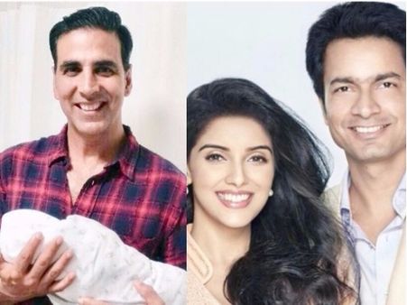 ఇద్దరినీ కప్ బోర్డ్‌లో దాచేసా, అదే అయ్యింది: అసిన్ పాపతో ఫోజ్ ఇచ్చిన బాలీవుడ్ హీరో