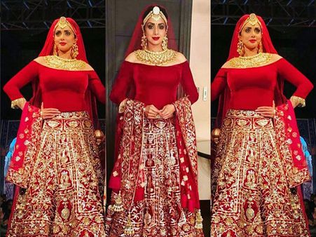 అమ్మ బ్రహ్మ దేవుడో... కొంప ముంచినావురో...: శ్రీదేవి లేటెస్ట్ ర్యాంప్ వాక్ ఫొటోలు