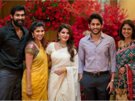 నాగ చైతన్య, సమంత మ్యారేజ్ గెట్‌ టుగెదర్ పార్టీ (ఫోటోస్)