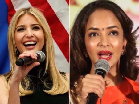 ఇవాంకా‌తో పాటే మంచులక్ష్మి స్పీచ్: గ్లోబల్ ఎంటర్ ప్రెన్యుర్షిప్ సదస్సు 2017లో లక్ష్మీ ప్రసన్న