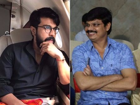 రామ్ చరణ్ మాస్ ఎంటర్ టైనర్ మొదలు: బోయపాటి, చెర్రీల సినిమా పూజ అయిపోయింది