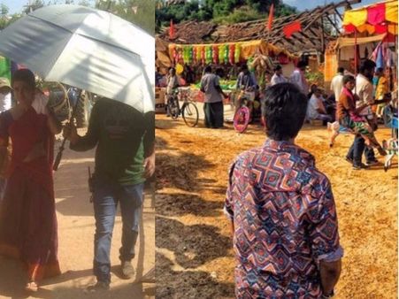 రంగస్థలం సెట్ చూసి ఆనందంతో అరిచేసిందట: సమంతా ఆనందం చూడండీ