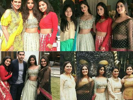 పెళ్లి వేడుకలో షారుక్ కూతురు సందడి, త్వరలో సినిమాల్లోకి? (ఫోటోస్)