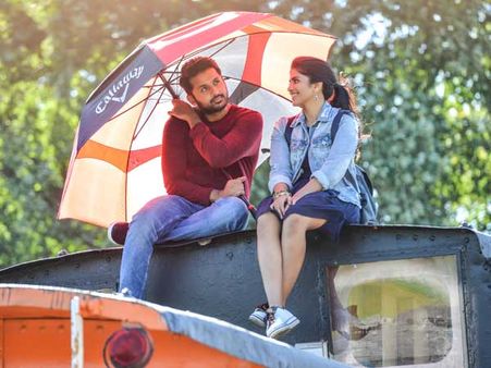 మేఘ అస్సలు ఊరుకోవడం లేదుగా..నితిన్ ని ఎలా బెదరగొడుతోందో విన్నారా..లిరికల్ సాంగ్!