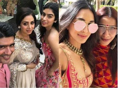 పెళ్లి వేడుకలో శ్రీదేవి, ఖుషి, మహేష్ హీరోయిన్ కైరా అడ్వాని సందడి (ఫోటోస్)