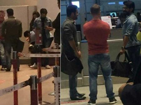 ఫోటోస్ : బ్యాగులు సర్దుకుని ఎయిర్ పోర్ట్ లో ఎన్టీఆర్, రాంచరణ్..రాజమౌళి పథకమే!