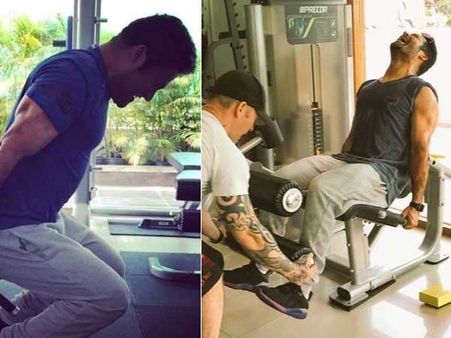 నరాలు తేగేలా కష్టపడుతున్న ఎన్టీఆర్, ఫ్యాన్స్‌లో ఉత్సాహం.... (ఫోటోస్)