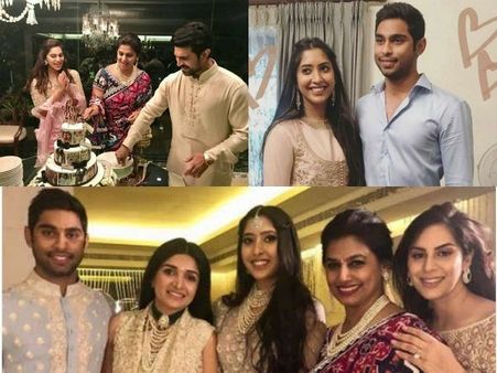 అఖిల్ ఎక్స్ గర్ల్‌ఫ్రెండ్ నిశ్చితార్థం... వేడుకలో రామ్ చరణ్-ఉపాసన (ఫోటోస్)