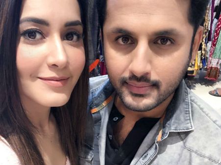 శ్రీనివాస కళ్యాణం వర్కింగ్ స్టిల్.. మెరిసిపోతున్న నితిన్, రాశి!