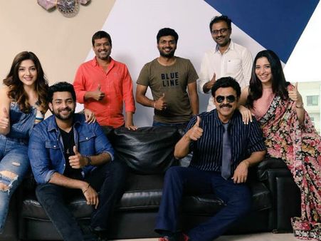 వెంకీ, తమన్నా, వరుణ్ తేజ్, మెహ్రీన్.... ఎఫ్2 ఫోటో షూట్ వీడియో!