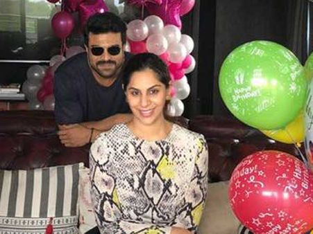 ఉపాసన బర్త్ డే.... రామ్ చరణ్ ఎలా సెలబ్రేట్ చేశాడో తెలుసా?