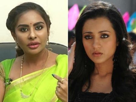 శ్రీరెడ్డిని వ్యభిచార కేసులో అరెస్ట్ చేయండి.. తమిళ హీరో ఫిర్యాదు.. త్రిష ఫైర్