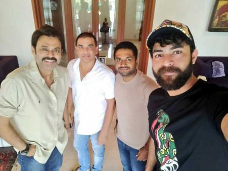 పిక్ టాక్: ‘ఎఫ్ 2’ షూటింగులో జాయినైన వెంకటేష్