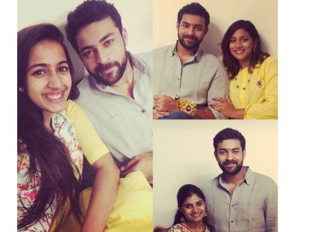 చెల్లెళ్ళతో వరుణ్ తేజ్ రాఖి సెలెబ్రేషన్స్!