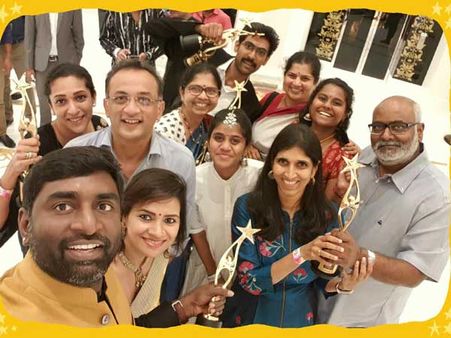 సైమాలో బాహుబలి కేక.. అవార్డుల పంటపండించిన రాజమౌళి