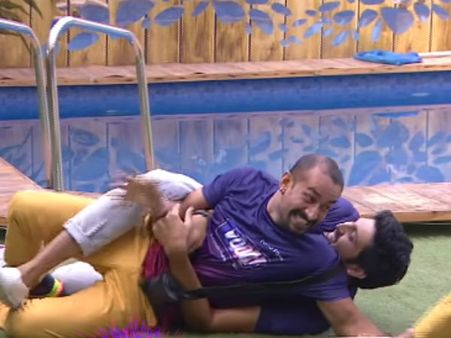 బిగ్ బాస్2: ఇదేమి టాస్క్ బాబోయ్.. తన్నుకుంటున్న తనీష్, అమిత్!