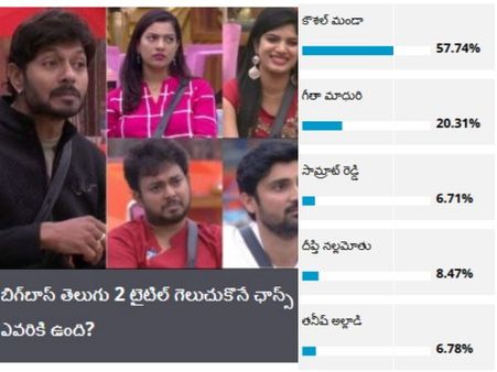జోరుగా బిగ్‌బాస్ తెలుగు 2 ఒపినియన్ పోల్స్.. వెనుకంజలో ఆ ఇద్దరు!