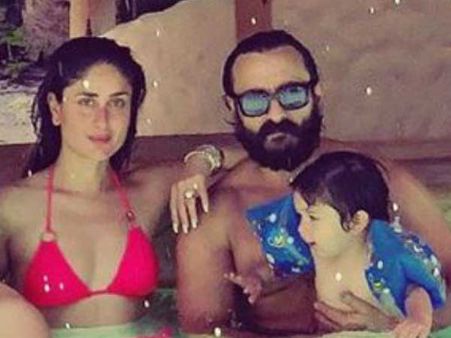 ఎర్రటి బికినీలో కరీనా హాట్‌హాట్‌గా.. సైఫ్‌తో కలిసి రొమాంటిక్‌గా!