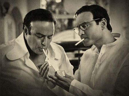 ఎన్టీఆర్, ఏఎన్నాఆర్ ఫొటో కేక.. ఇద్దరూ అదరగొట్టారే!