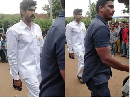 ఎన్టీఆర్ బయోపిక్: లీకైన రానా లుక్.. అచ్చం చంద్రబాబులా!