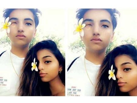 షారుక్ కూతురితో బిగ్‌బీ మనవడు సెల్ఫీ జోష్.. వైరల్‌గా మారి..