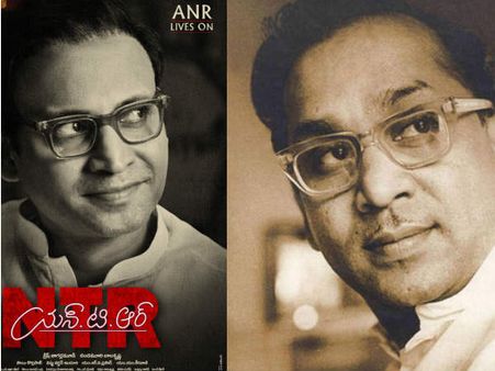ఫస్ట్ లుక్: ఎన్టీఆర్‌లో ఏఎన్నార్.. తాతని దింపేశాడుగా!