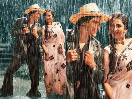 తడి అందాలతో రకుల్.. 'ఆకుచాటు పిందె తడిసె' అంటూ బాలయ్య చిందులు!