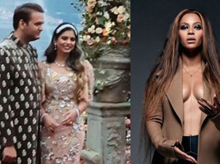 స్టార్ సెలెబ్రిటీల పెళ్లి వేడుకలో హాటెస్ట్ పాప్ స్టార్ చిందులు!