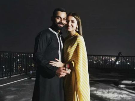 అనుష్క-విరాట్ మొదటి కార్వా చౌత్ సెలబ్రేషన్స్