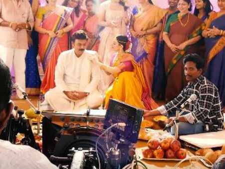 పెళ్లి గెటప్పుల్లో వెంకీ, తమన్నా.. ఆకట్టుకుంటున్న దేవిశ్రీ మెలోడీ సాంగ్!