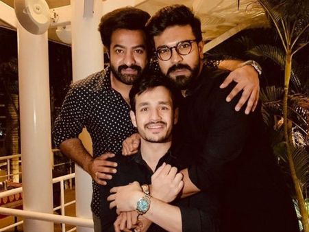 రాంచరణ్, ఎన్టీఆర్, అఖిల్ ఒకే చోట.. పార్టీ రచ్చ రచ్చ