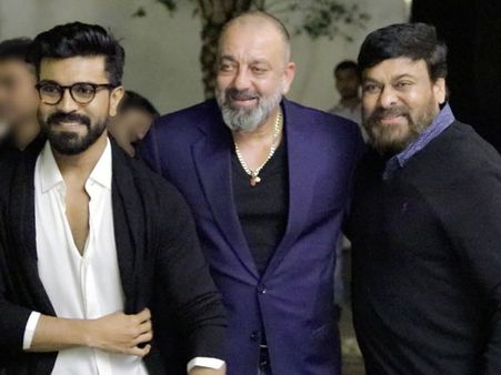 సంజయ్ దత్‌ని కలిసిన చిరంజీవి, రాంచరణ్.. ఫోటోలు వైరల్!