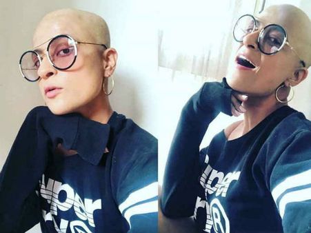 ఆ హీరో భార్యకు రొమ్ము క్యాన్సర్... బాధలోనూ సంతోషంగా, గుండు ఫోటోతో!