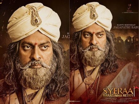 ‘సైరా’ న్యూ పోస్టర్: గుర్తుపట్టలేని విధంగా జగపతి బాబు లుక్..