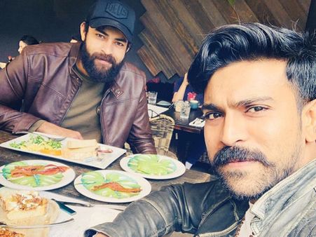 కేక పెట్టిస్తున్న రాంచరణ్ లుక్, అల్లూరి గెటప్‌లో.. వరుణ్ తేజ్‌తో లంచ్!