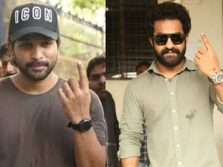 ఓటు వేసిన చిరు, చరణ్, ఎన్టీఆర్, బన్నీ... మంచి వ్యక్తుల వల్లే చెడ్డ నాయకులంటూ మంచు మనోజ్!