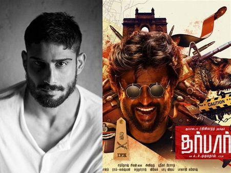 రజనీకాంత్ ధీటుగా యువ విలన్.. దర్బార్‌లో ప్రముఖ నటి కుమారుడు