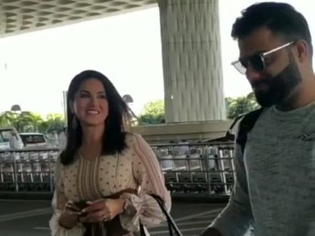 సన్నీలియోన్ వీడియో వైరల్, మిస్టరీ వ్యక్తి ఎవరు.. విరాట్ కోహ్లీ అంటూ ప్రచారం!