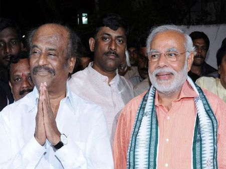 మోదీ ప్రమాణ స్వీకారోత్సవంలో స్పెషల్ ఎట్రాక్షన్‌గా రజనీకాంత్