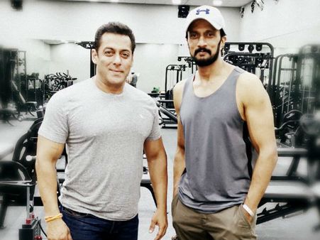 సల్మాన్ ఖాన్‌తో జిమ్‌లో సుదీప్ నువ్వా నేనా.. ఫ్యాన్స్‌కు డబుల్ ధమాకా!