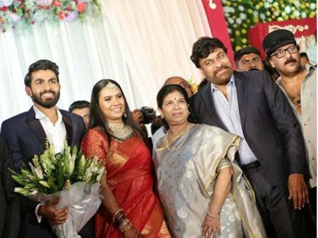 ఘనంగా రాజ్ కుమార్ మనవడి వివాహం.. చిరంజీవి, యష్, రష్మికతోపాటు ప్రముఖుల హాజరు (ఫొటోలు)