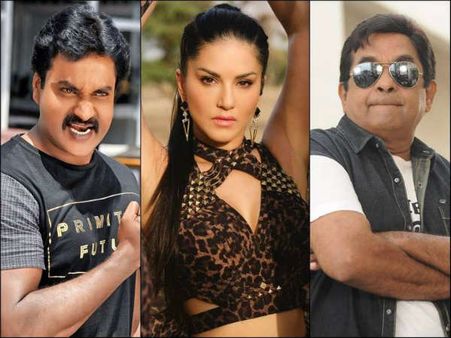 సన్నీ లియోన్‌తో కలిసి నటిస్తున్న బ్రహ్మానందం, సునీల్!