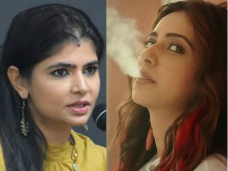 రకుల్ ప్రీత్ సిగరెట్ సీన్లు...నీ భర్త చేసేది తప్పుకాదా? చిన్మయిపై ట్రోల్స్!