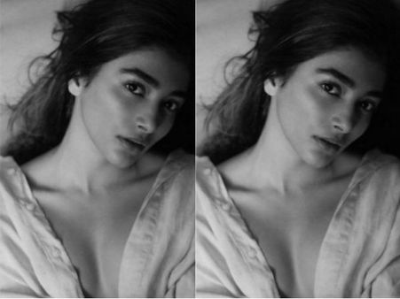 సూపర్ హాట్: వైరల్ అవుతున్న పూజా హెగ్డే బ్రా లెస్ ఫోటో!