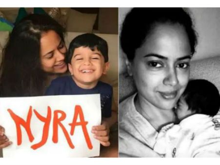 కూతురుకి వెరైటీగా పేరు పెట్టిన సమీరా రెడ్డి!